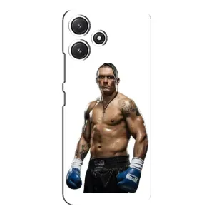 Чехол с картинкой Александр Усик для Xiaomi POCO M6 Pro (5G) (Усик на белом)