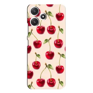Чехлы с Фруктами для Xiaomi POCO M6 Pro (5G) (VPrint) (Вишня)
