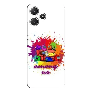 Чехол Амонг Ас для Xiaomi POCO M6 Pro (5G) (AlphaPrint) (Яркий АмонгАс)