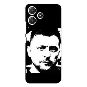 Чехол для Xiaomi POCO M6 Pro (5G) (AlphaPrint - с принтом Зеленского) (Зеленский АРТ)