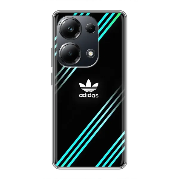 Чехол с принтом «Адидас с полосами» для Xiaomi POCO M6 Pro