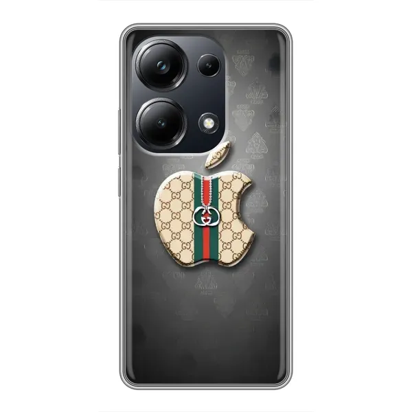 Чехол с принтом «Apple gucci» для Xiaomi POCO M6 Pro