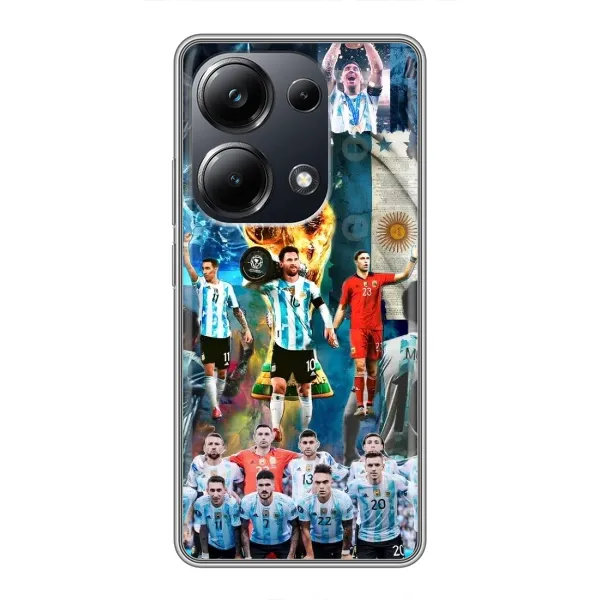 Чохол з принтом «Аргентина Мессі» для Xiaomi POCO M6 Pro Чохол з принтом «Аргентина Мессі» для Xiaomi POCO M6 Pro