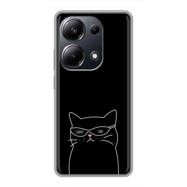 Чохол з принтом «Байдужий кіт» для Xiaomi POCO M6 Pro Чохол з принтом «Байдужий кіт» для Xiaomi POCO M6 Pro