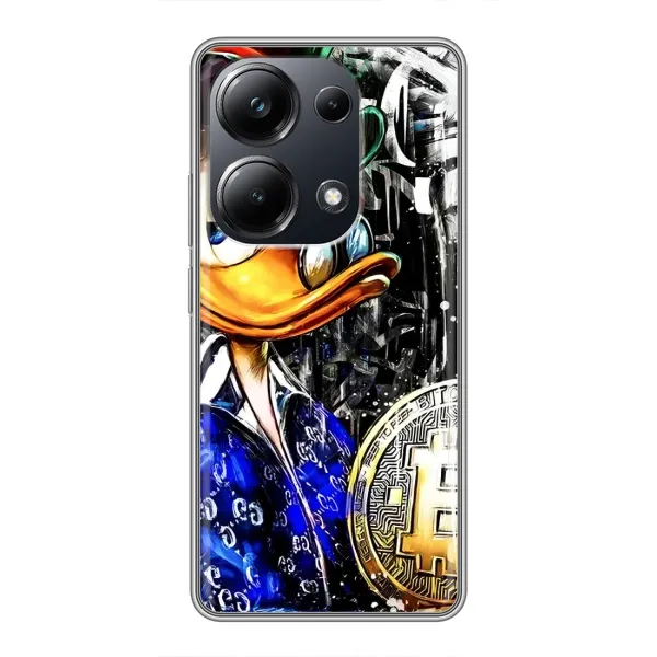 Чохол з принтом «Біткойн Скрудж» для Xiaomi POCO M6 Pro