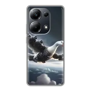 Чохол з мемом Тралалело тралала на Xiaomi POCO M6 Pro (Бомбардіні гусіні)