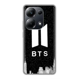 Чехлы BTS для Xiaomi POCO M6 Pro (AlphaPrint) (БТС Лого)