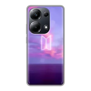 Чехлы BTS для Xiaomi POCO M6 Pro (AlphaPrint) (BTS логотип)