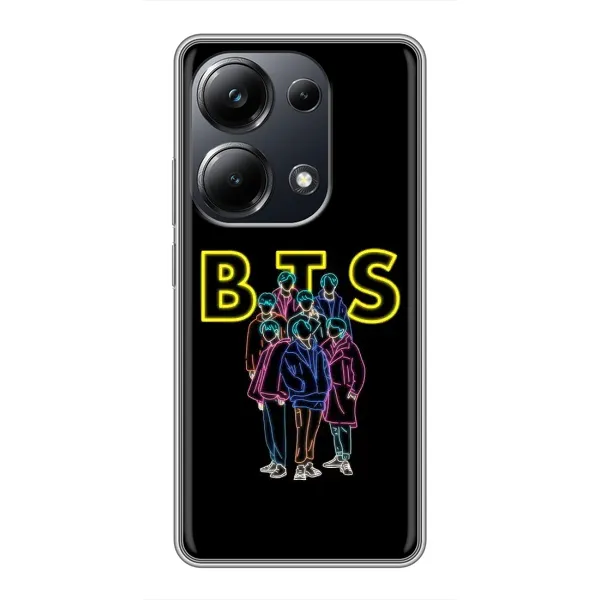 Чехол с принтом «BTS стайл» для Xiaomi POCO M6 Pro Чехол с принтом «BTS стайл» для Xiaomi POCO M6 Pro