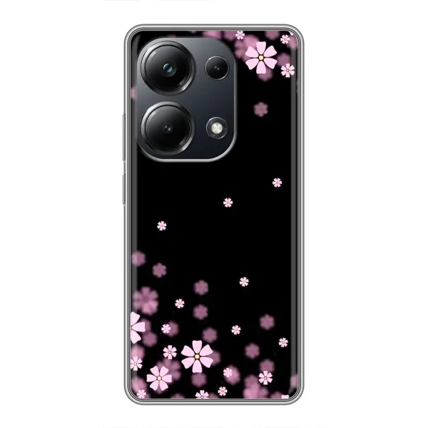 Чохол з принтом «Квіти маленькі» для Xiaomi POCO M6 Pro Чохол з принтом «Квіти маленькі» для Xiaomi POCO M6 Pro