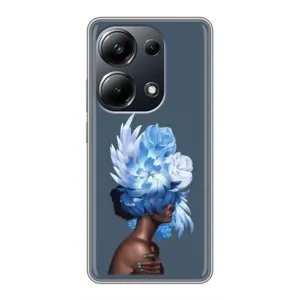 Чехлы (ART) Цветы на Xiaomi POCO M6 Pro (VPrint) (Квіти на голові)