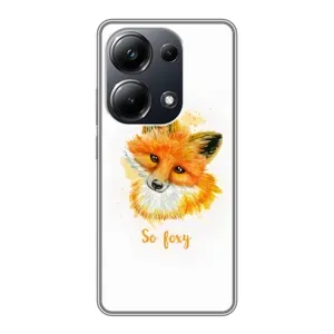 Чохли з картинкою Лисичка для Xiaomi POCO M6 Pro (VPrint) (Дівчинка Лиса)