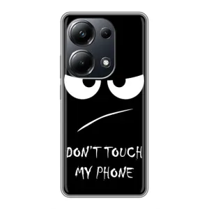 Чехол для Поко М6 Про - (AlphaPrint) с печатью (ТОП продаж) (Dont Touch)