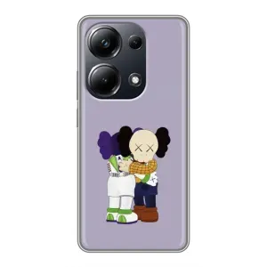 Чехлы для Xiaomi POCO M6 Pro - Bearbrick Louis Vuitton (PREMIUMPrint) (Дружба Беарбрик)