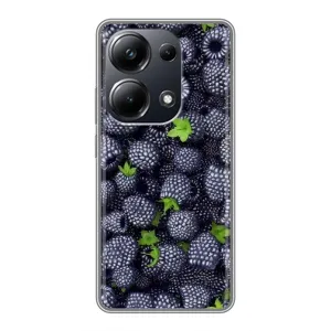 Чохли з фруктами для Xiaomi POCO M6 Pro (VPrint) (Ожина)