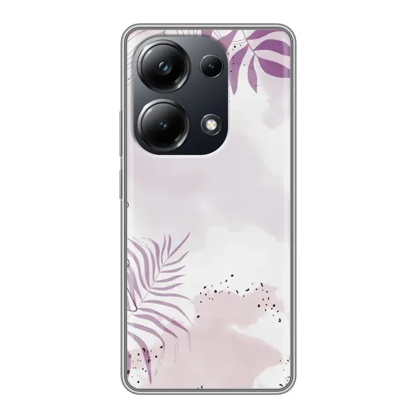 Чохол з принтом «Фіолетове листя» для Xiaomi POCO M6 Pro Чохол з принтом «Фіолетове листя» для Xiaomi POCO M6 Pro
