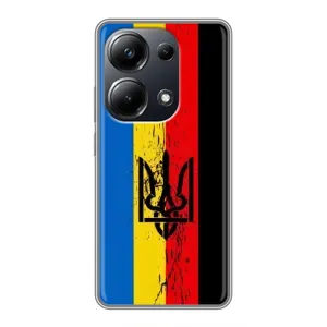 Украинские Чехлы для Xiaomi POCO M6 Pro с картинкой УПА (AlphaPrint) (Прапор УПА)