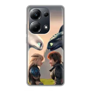 Чохол з принтом «Гикавка і Астрід» для Xiaomi POCO M6 Pro