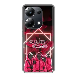 Чохол Гра в кальмара для Xiaomi POCO M6 Pro (Охоронці Гра кальмара)