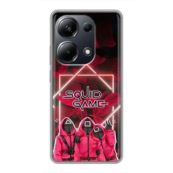 Чохол з принтом «Охоронці Гра кальмара» для Xiaomi POCO M6 Pro Чохол з принтом «Охоронці Гра кальмара» для Xiaomi POCO M6 Pro