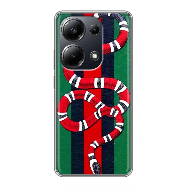 Чехол с принтом «Gucci змия» для Xiaomi POCO M6 Pro