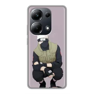 Чехлы Персонажи Аниме Наруто для Xiaomi POCO M6 Pro (AlphaPrint) (Какаши)