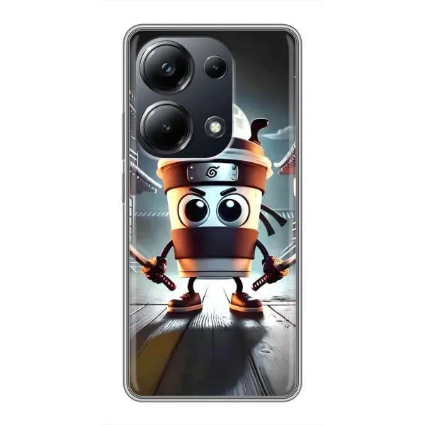 Чохол з принтом «Капучіно асасіно» для Xiaomi POCO M6 Pro