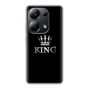Чехол с Короной Поко М6 Про - (AlphaPrint) (KING)