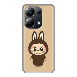 Чохол з Лабубу на Xiaomi POCO M6 Pro (Bored Ape в червоному)