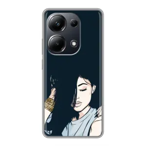 Чохол з принтом «Гарна дівчина» для Xiaomi POCO M6 Pro
