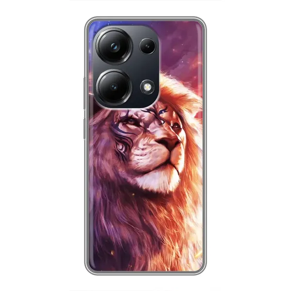 Чехол с принтом «Красочный Лев» для Xiaomi POCO M6 Pro