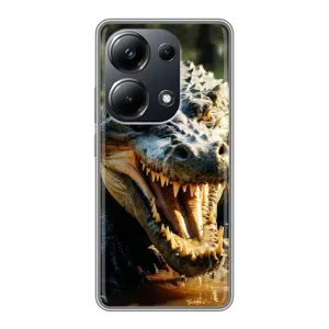 Чохол з картинкою 'Хижаки' для Xiaomi POCO M6 Pro (Небезпечний крокодил)