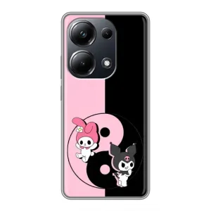 Чехол с кроликом Куроми на Xiaomi POCO M6 Pro (Куроми Инь Янь)