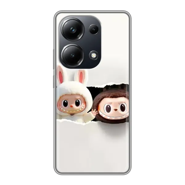 Чохол з принтом «Лабубу» для Xiaomi POCO M6 Pro Чохол з принтом «Лабубу» для Xiaomi POCO M6 Pro