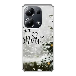 Новорічні, Святкові Чохли для Xiaomi POCO M6 Pro - 2024 год (Let it snow)