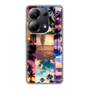 Силіконовий чохол з КАРТИНКАМИ літо для Xiaomi POCO M6 Pro (AlphaPrint) (Літня відпустка)