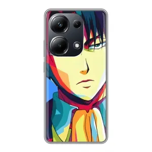 Чехлы Персонажи Аниме Наруто для Xiaomi POCO M6 Pro (AlphaPrint) (Леви Аккерман)