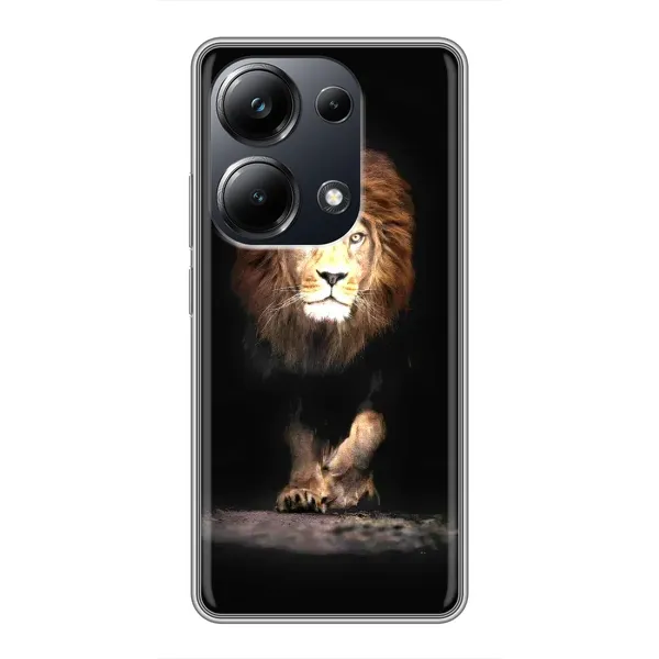 Чехол с принтом «Лев» для Xiaomi POCO M6 Pro
