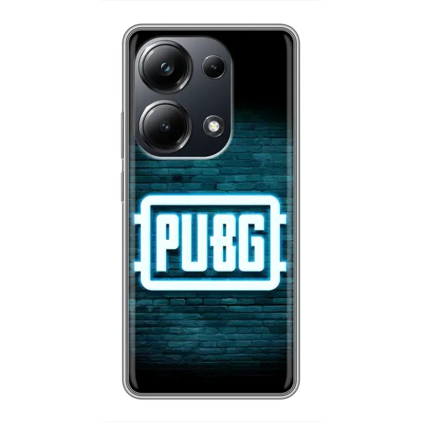 Чехол с принтом «Лого PUBG» для Xiaomi POCO M6 Pro