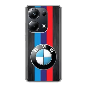 Чохол для Поко М6 Про - з принтом БМВ (AlphaPrint) (Лого BMW)