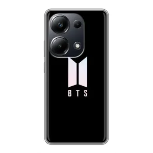 Чехлы BTS для Xiaomi POCO M6 Pro (AlphaPrint) (Лого BTS)
