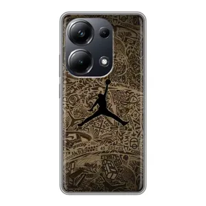 Чехлы для Xiaomi POCO M6 Pro - с картинкой JORDAN (AlphaPrint) (Logo Jordan)