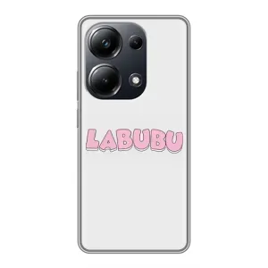 Чохол з Лабубу на Xiaomi POCO M6 Pro (Лого Лабубу)