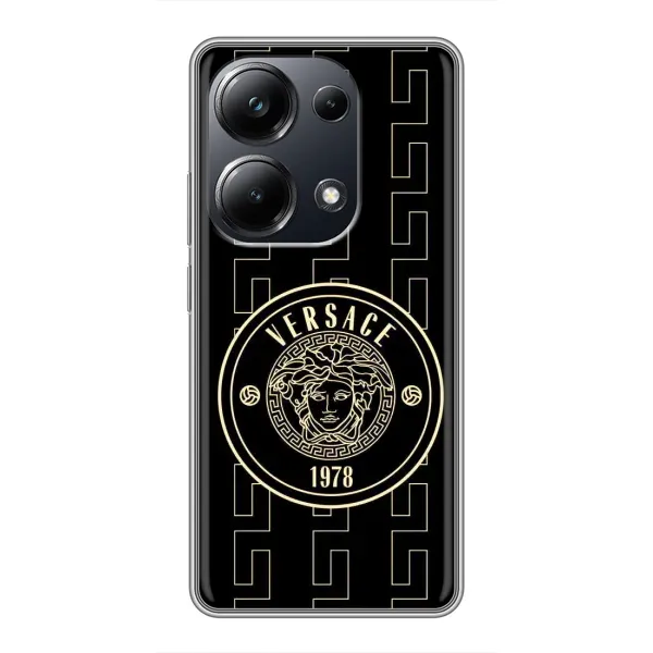 Чехол с принтом «Лого Версаче» для Xiaomi POCO M6 Pro