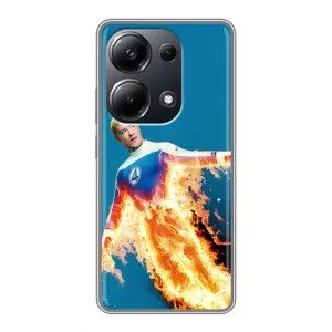 Чохол з принтом «Людина-факел у вогні» для Xiaomi POCO M6 Pro