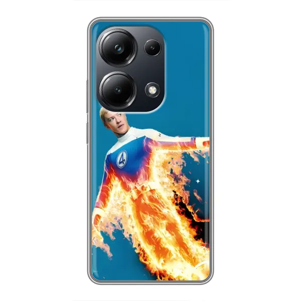 Чохол з принтом «Людина-факел у вогні» для Xiaomi POCO M6 Pro Чохол з принтом «Людина-факел у вогні» для Xiaomi POCO M6 Pro