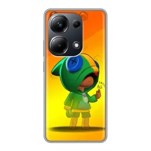 Чехол для Xiaomi POCO M6 Pro Бравл Старс (VPrint) (Мальчик Леон)