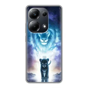 Чехол со Львом для Xiaomi POCO M6 Pro (VPrint) (Маленький лев)