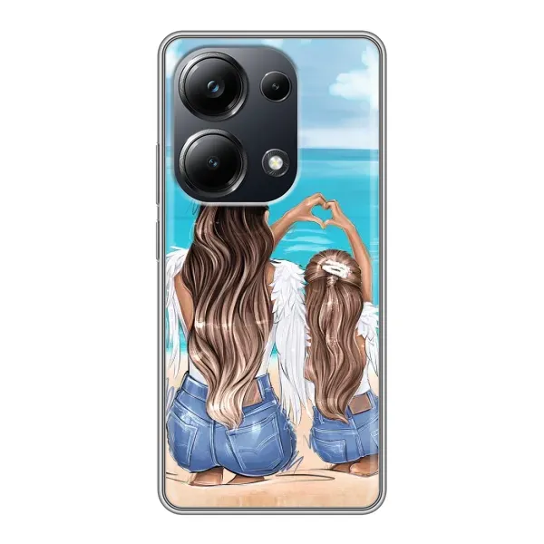 Чехол с принтом «Мама с доченькой» для Xiaomi POCO M6 Pro