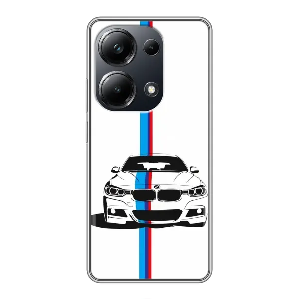 Чехол с принтом «Машина БМВ» для Xiaomi POCO M6 Pro